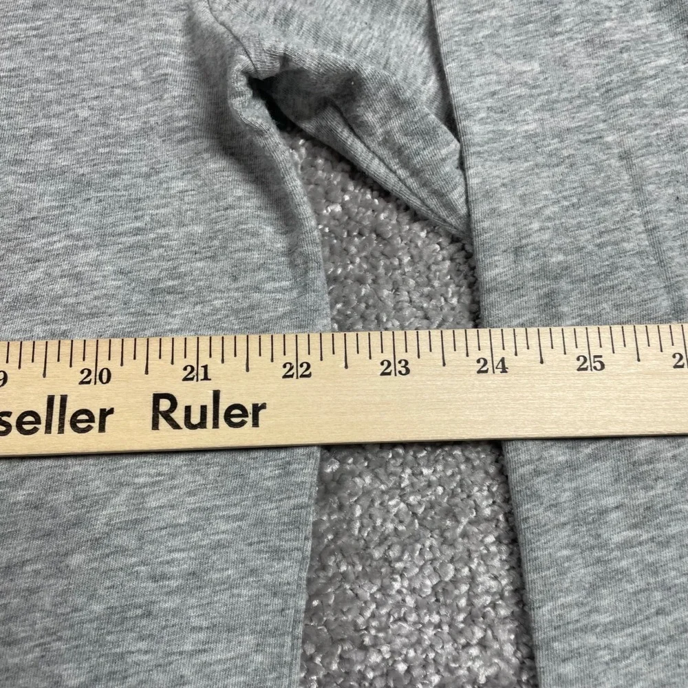 Polo Ralph Lauren T Shirt Mens Large Rainbow Logo Crew Neck Long Sleeve‎ Gray